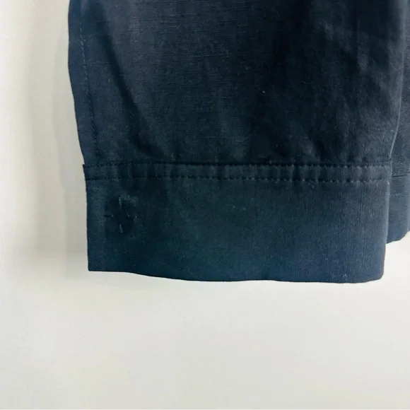 Kobi Halperin Black Starr Snap-Front Military Utility Shirt Jacket Size Large - Picture 9 of 11